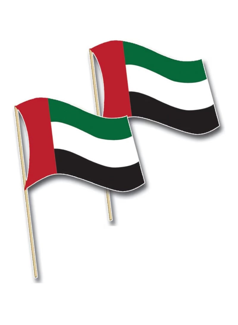 Party Magic UAE Flag 12x18in 2Pcs/Pk
