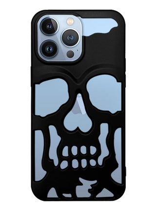 iPhone 13 Pro Max Case 3D Hollow Skull Breathable Phone Case Luxury Plating Colorful Matte Shockproof Cover Ultra Thin Full Surround Anti-Fall Case Black - pzsku/ZECC0BD1930EC4B741752Z/45/_/1701233905/ed3895f4-133b-45fc-8a14-8d6ccad0ff17
