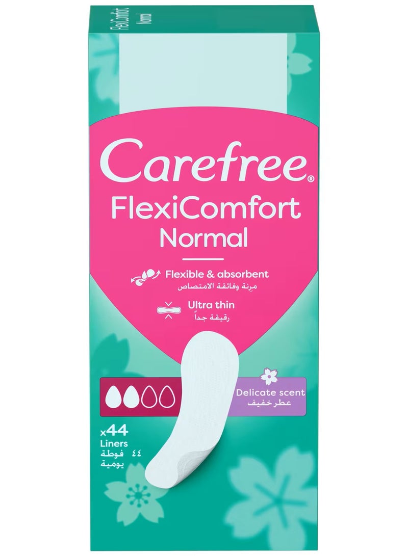 FlexiComfort Normal Ultra thin Delicate scent x44 Liners