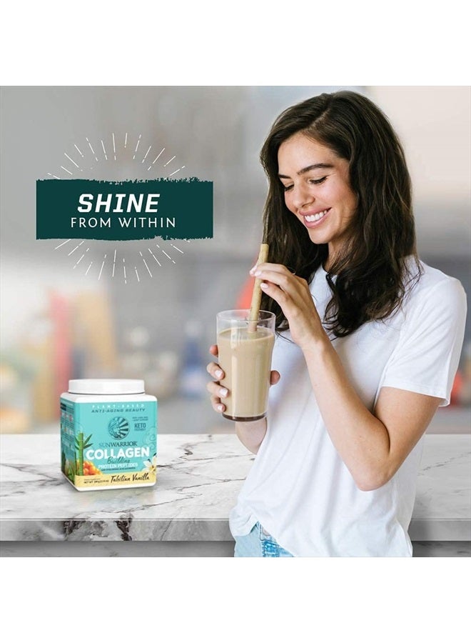 Sunwarrior Vegan Collagen Protein Powder Plant-based | Hyaluronic Acid Minerals Biotin Soy Free Dairy Free Gluten Free NON-GMO | Vanilla 20 Servings | Collagen Building Peptides by Sunwarrior - Image 4