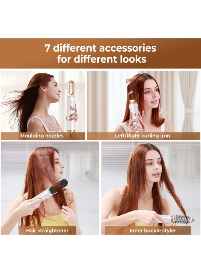UKLISS 5-in-1 Hot Air Comb Home Use Straight Hair Curly Hair Blow Dryer Comb Multi-function Hair Styling Tool - Image 3