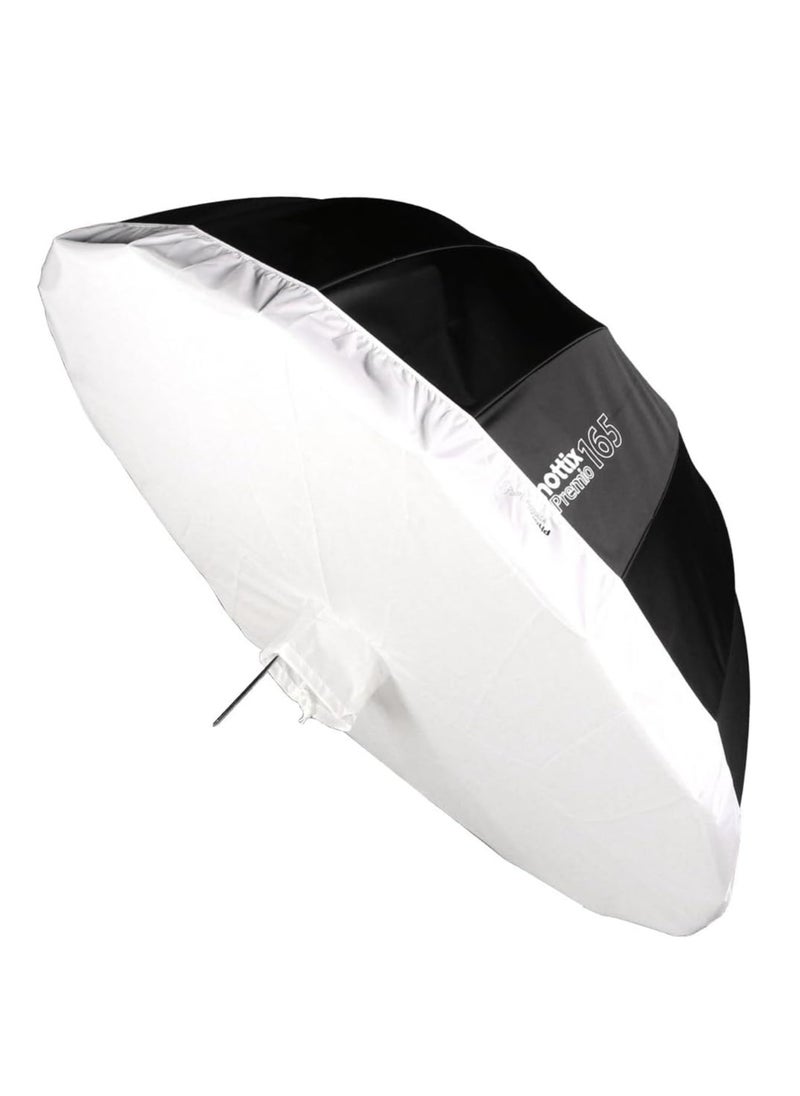 Phottix - Phottix Premio Reflective Umbrella With Diffuser (120Cm/47" ) - W&B Kit - Image 1