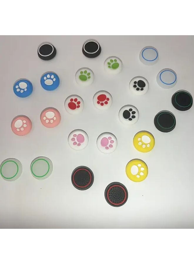 18 Piece Random Color Thumb Grip Caps For PS5 PS4 Xbox Controllers Easy To Install Reusable - Image 3