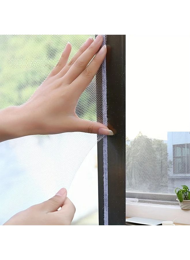 Black Window Screen Net Keep Insects Out Battery Free For Bedroom Kitchen - Image 5