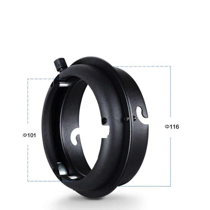 Fomito Photo Studio Elinchrom Speedring to Bowens Mount Converter Monolight Interchangeable Adapter Ring - Image 2