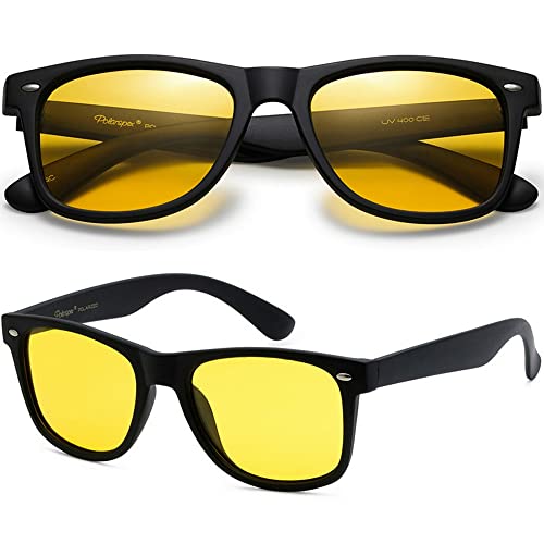 PolarSpex Polarized Sunglasses for Men and Women – UV Protection, Durable & Lightweight Retro Sunglasses for Driving, Fishing - Image 1