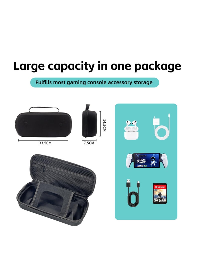 Generic Waterproof Hard Shell Travel Case for PS Portal, Shockproof Design, Perfectly Compatible with Playstation Portal  - Image 2