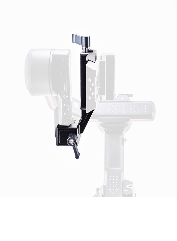 Excefore RS3 Vertical Camera Mount, Aluminum Vertical Filming Mounting Plate, Lightweight And Portable Camera Bracket For Short Videos Content Creation, (1pc, RS3 Vertical Clip)  - Image 4