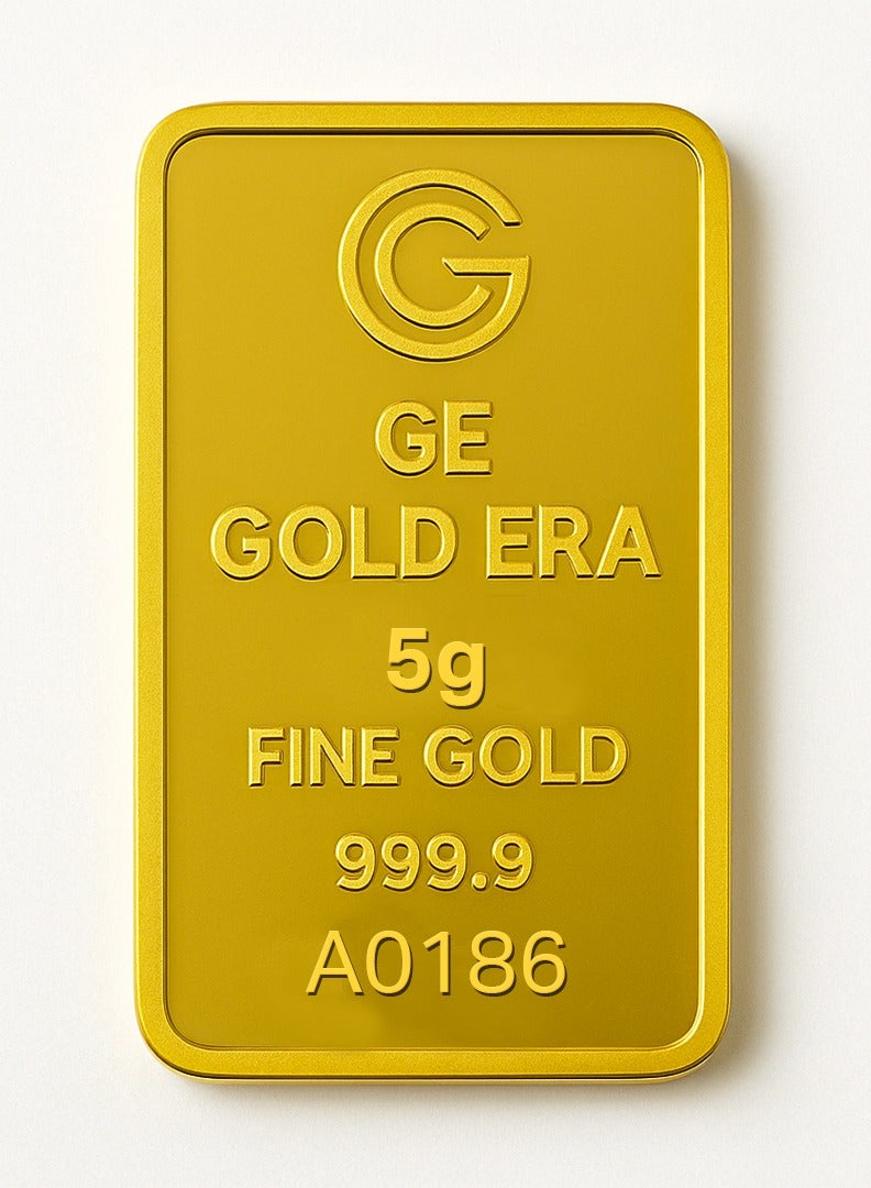جولد ايرا جولد إيرا 24 قيراط (999.9) 5 جرام سبائك ذهب - سبائك ذهب 24 قيراط صلبة للاستثمار، وجامعي التحف، وحماية الثروات - Image 2