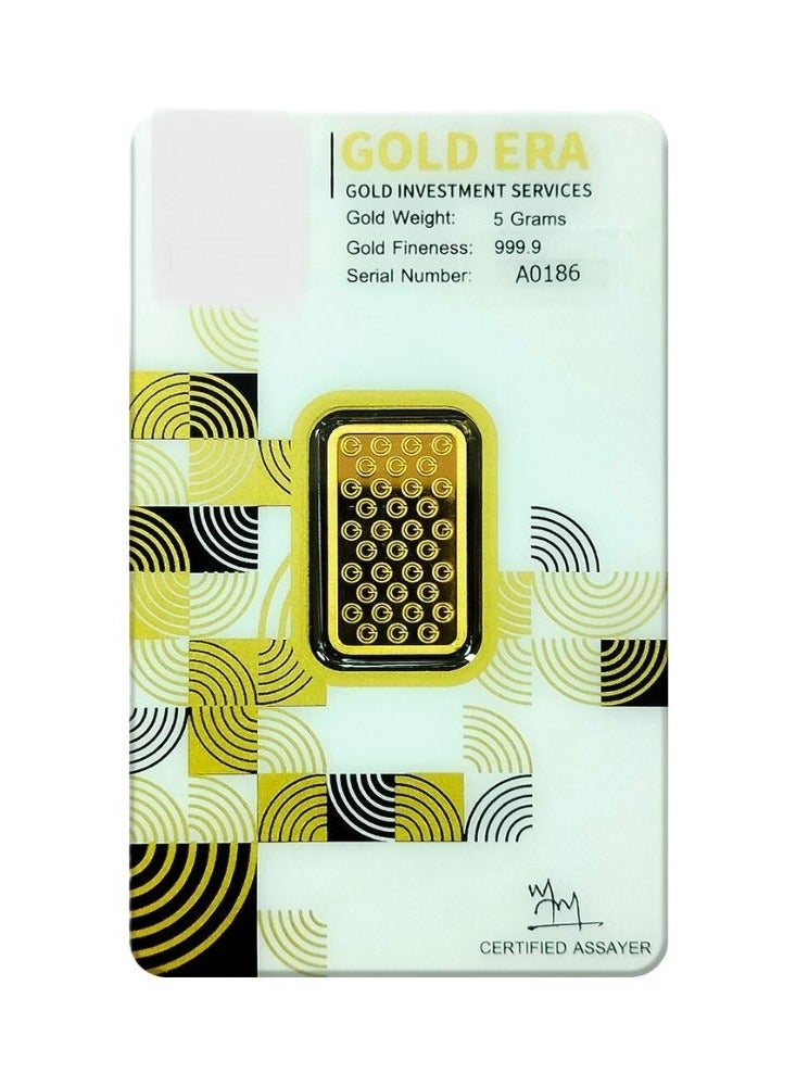 جولد ايرا جولد إيرا 24 قيراط (999.9) 5 جرام سبائك ذهب - سبائك ذهب 24 قيراط صلبة للاستثمار، وجامعي التحف، وحماية الثروات - Image 3