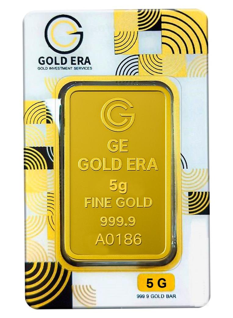جولد ايرا جولد إيرا 24 قيراط (999.9) 5 جرام سبائك ذهب - سبائك ذهب 24 قيراط صلبة للاستثمار، وجامعي التحف، وحماية الثروات - Image 1