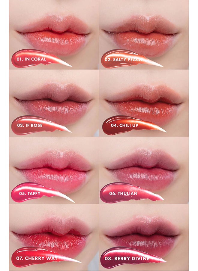 rom&nd تلوين الماء الرطب ديوي 07 طريق الكرز - Image 5