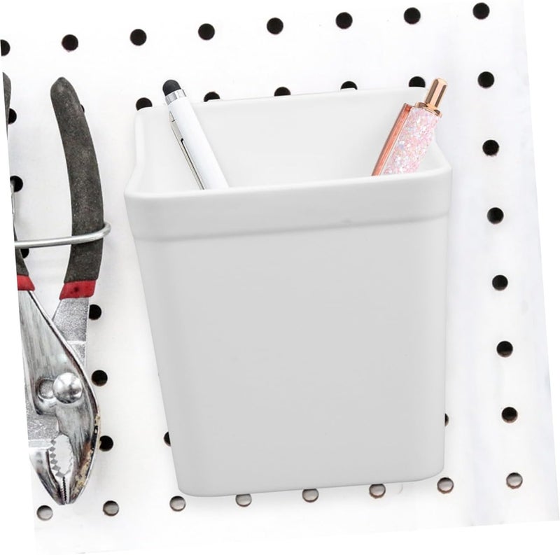ABOOFAN 8Pcs Pegboard Storage Bins Organizers for Garage Craft Rooms and More Parts Storage Cups with Hooks for Organization - Image 2