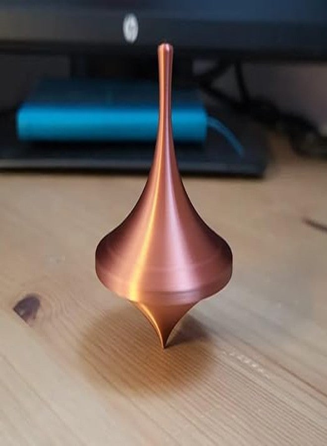 3D Craft ForeverSpin Plastic Spinning Top, Premium Desktop Toy Multi Color (Pack of 1) - Image 4