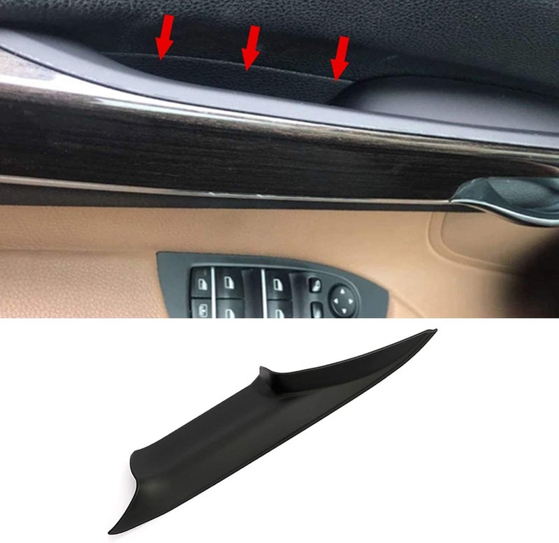 FEXON Door Pull Handle Cover Replacement for BMW 7 Series 730 740 750 760 F01 F02 2008-2014, Fit Front Left and Front Right Replaces 51419115501 51419115502, Black - Image 3