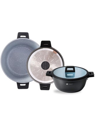 Danish Designed Ceramic Coated Casserole - Durable, Scratch Resistant - Non-Stick, PTFE Free, TUV Certified, LFGB Tested - Optimal Heat Distribution, Induction Ready, Oven Safe, Easy to Clean for Exceptional Cooking (36Cm - 13.4Ltr) - pzsku/ZECC19365EC2A62EBE700Z/45/_/1739790979/73910ed3-9ef4-4e08-bf27-93b358a6dc25