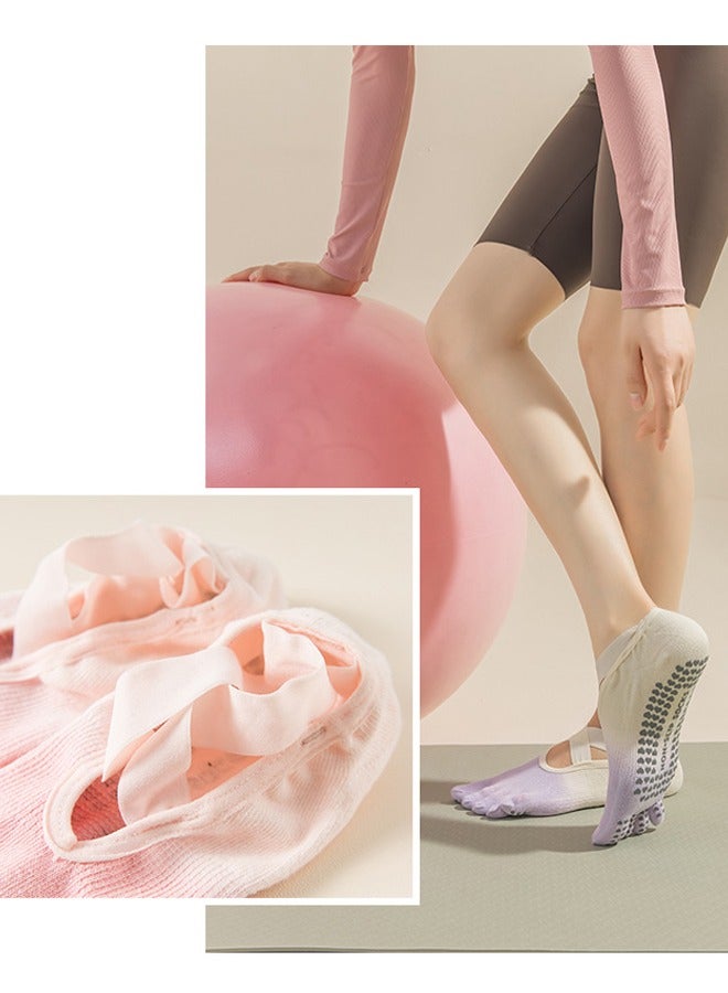 Neox Pilates Socks,Yoga Socks，Anti Slip Socks,Non-Slip Cotton Socks for Pilates Pure Barre Ballet Dance Socks Barefoot Workout Socks - Image 3