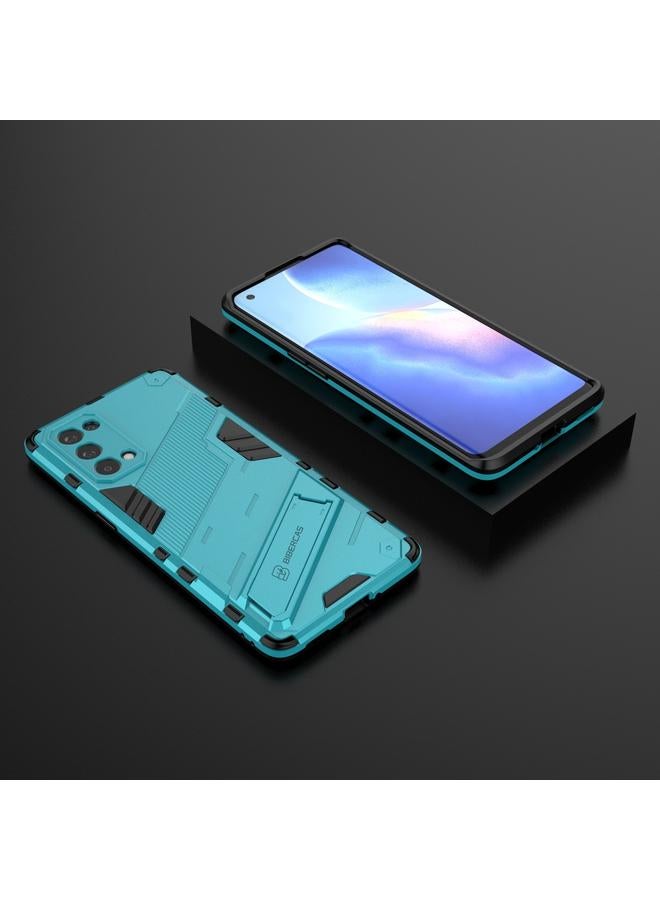 S-TOP Case For OPPO Reno5 Pro Punk Armor 2 in 1 PC + TPU Shockproof Case with Invisible Holder - Image 2