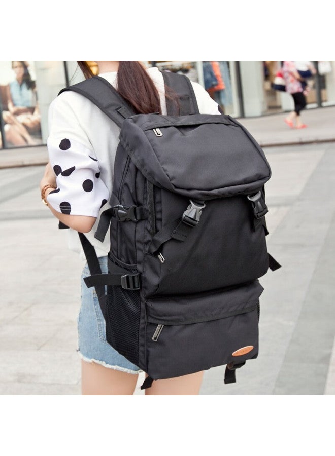 Landcase Backpack, Casual Large Capacity Travel Backpack For Men And Women, Outdoor Short-distance Business Trip Luggage Bag, Travel Backpack, Multifunctional Hiking Backpack, Student Schoolbag, 8051 Black Small Size - Image 1