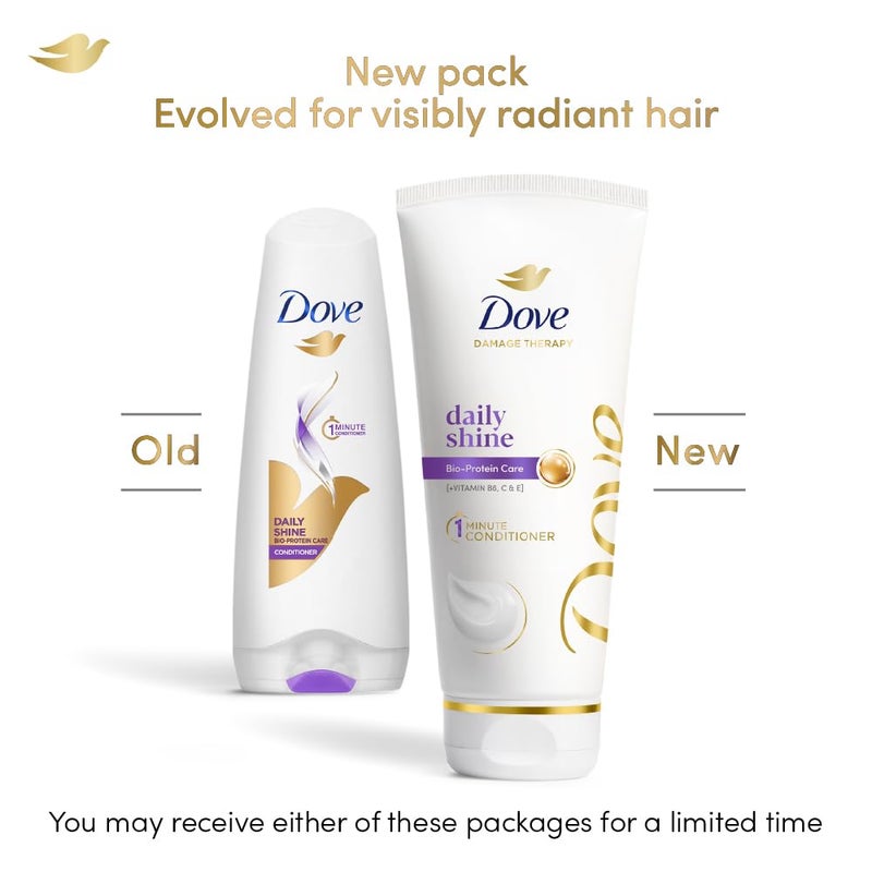 Dove بلسم دوف اليومي اللامع للشعر مع سيروم مغذي لشعر ناعم ولامع 175 مل عد 1 - Image 3