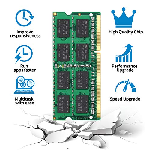 Motoeagle 8GB DDR3 DDR3L-1600 SODIMM, 16GB Kit (2x8GB) PC3L-12800S RAM 1600 Mhz, Motoeagle 2RX8 1.35V Dual Rank Module Chips Upgrade for Laptop - Image 3