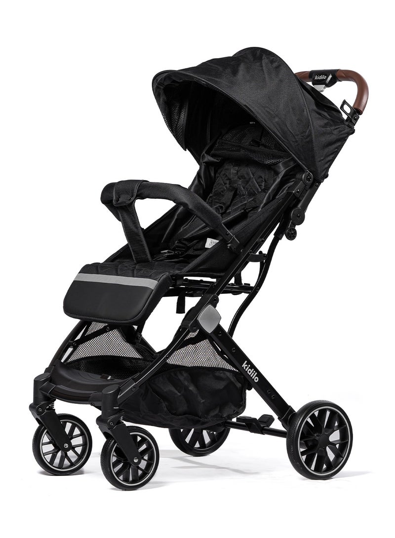 Kidilo Lightweight & Compact Travel Stroller â€“ Comfortable, Foldable Stroller for Infants & Toddlers Up to 4 Years | Perfect Baby Travel Gear, Umbrella Stroller - Image 1