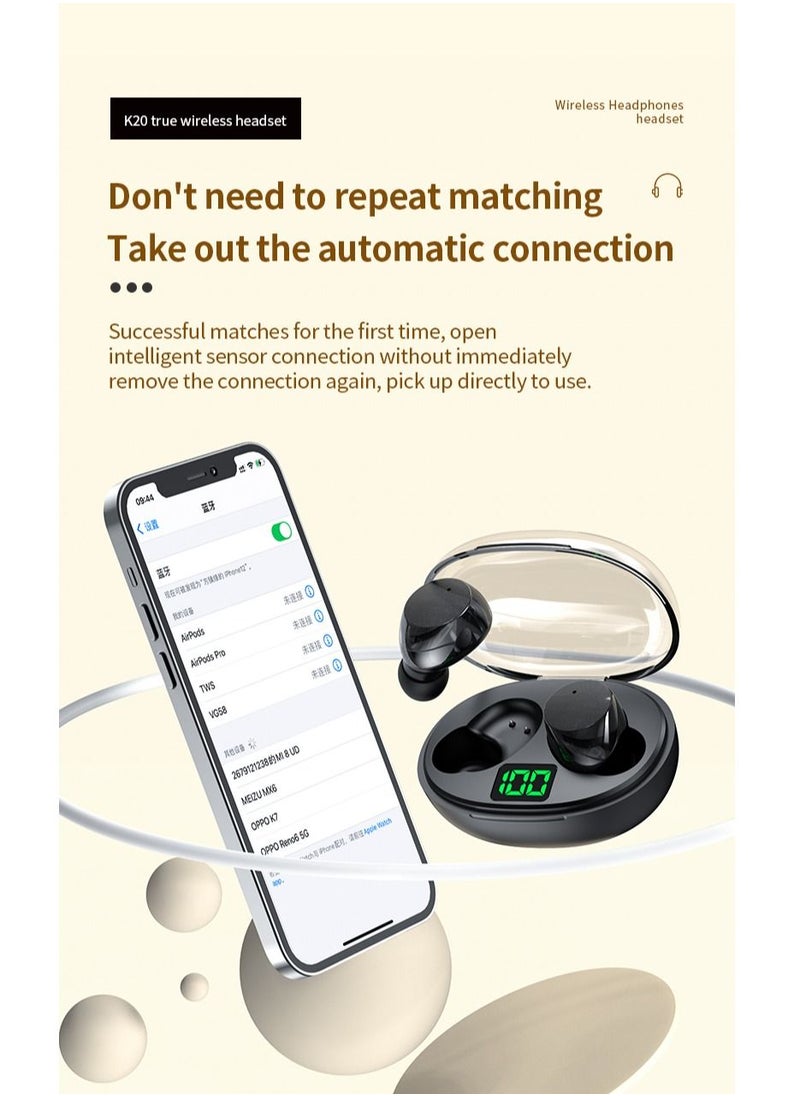 SAB - In ear wireless headphones with charging case and built-in microphone - Image 1