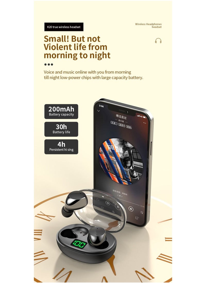 SAB - In ear wireless headphones with charging case and built-in microphone - Image 1