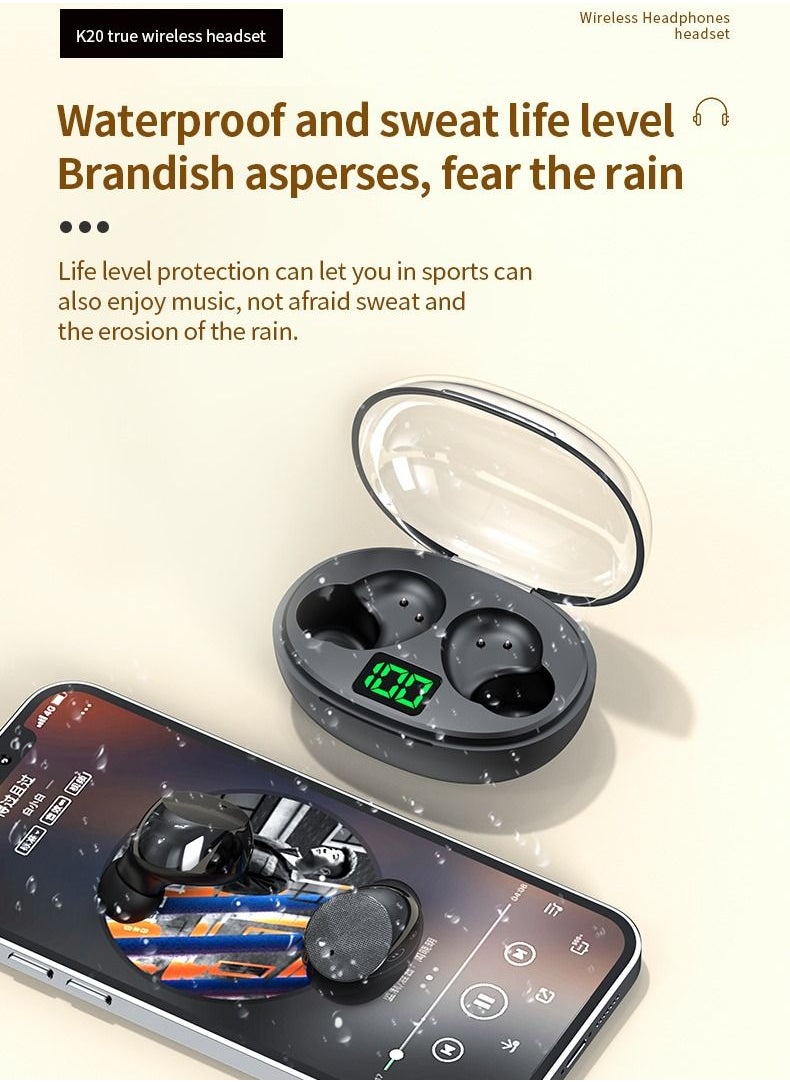 SAB - In ear wireless headphones with charging case and built-in microphone - Image 1
