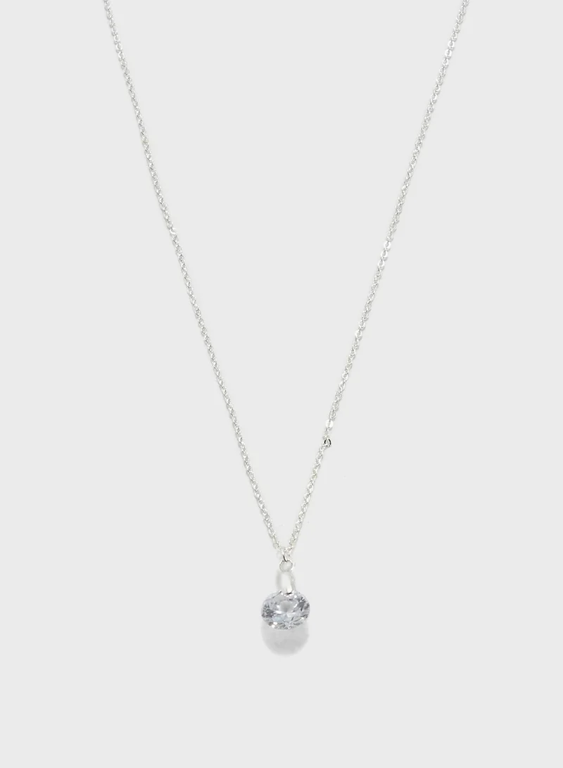 FOREVER 21 Gem Earring & Necklace Set