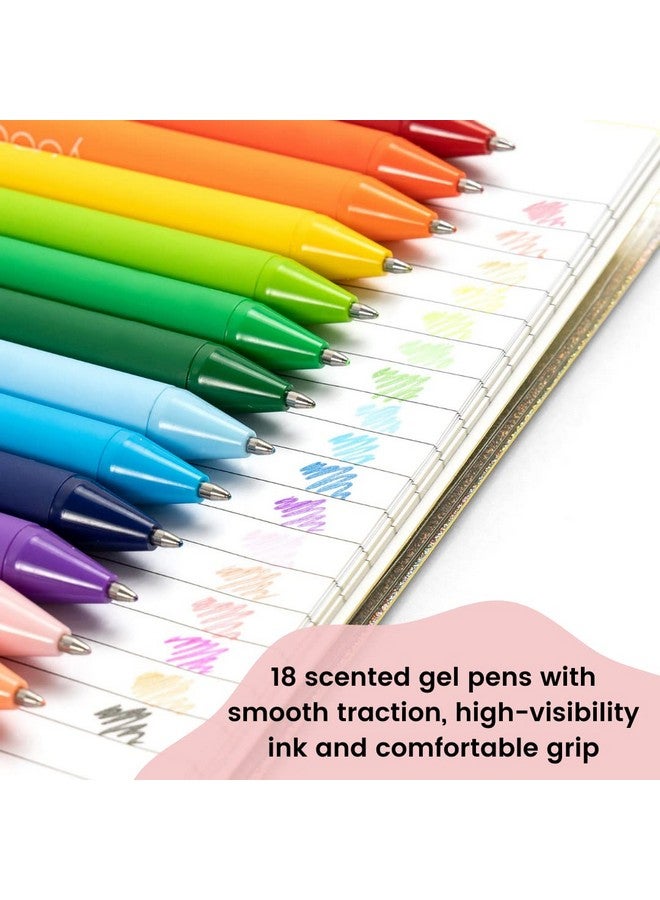Yoobi Retractable Gel Pen Set 18 Bright Colors Fine 1.00Mm Point For School Or Office Retractable Pens Comfortable Grip And Smooth Traction - Image 4