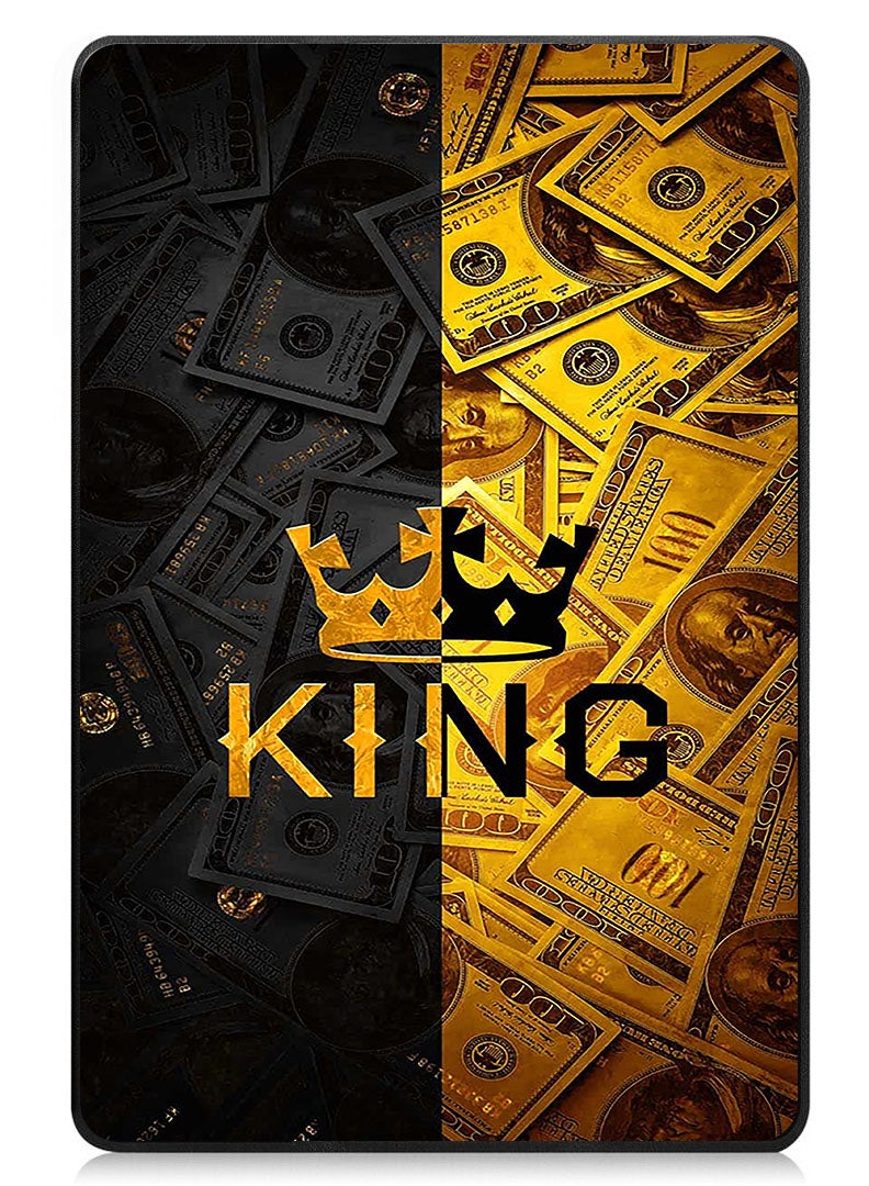 Theodor Protective Flip Case For Samsung Galaxy Tab A9 Plus With Trifold Stand Auto Wake Sleep Shockproof Cover King Gold - Image 1