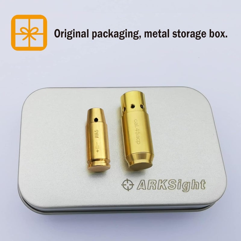 ARKSight Laser Boresighter Kit, Red Laser Brass Chamber Bore Sight Kit for Rifle Scopes and Handgun - Image 5