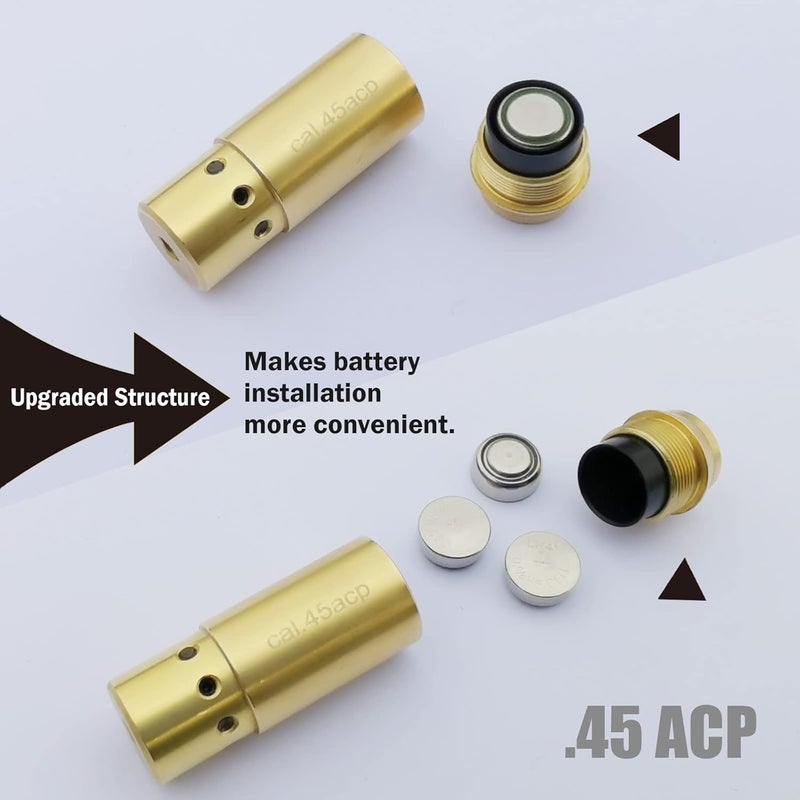 ARKSight Laser Boresighter Kit, Red Laser Brass Chamber Bore Sight Kit for Rifle Scopes and Handgun - Image 4