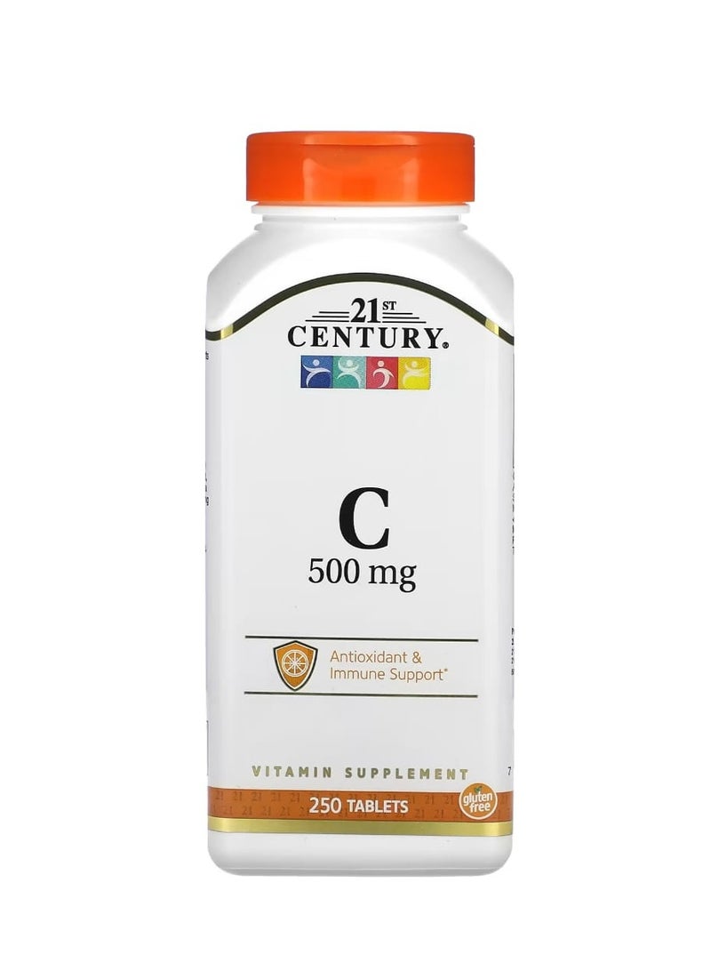 21st Century Vitamin C 500 mg 250 Tablets - Image 1