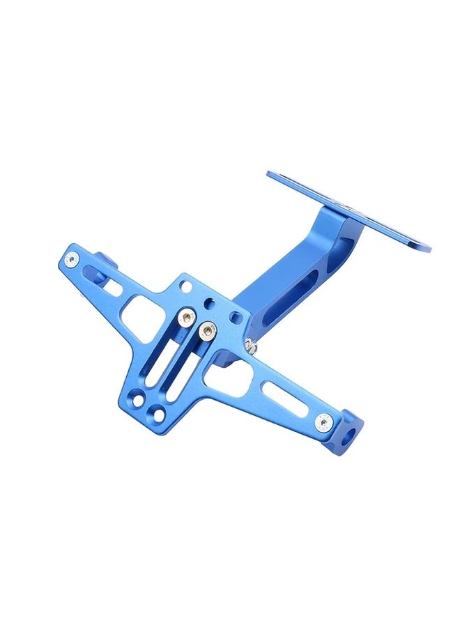 Blue Universal Motorcycle Fender Eliminator Kit With CNC License Plate Bracket And LED Turn Signal Lights - Image 5