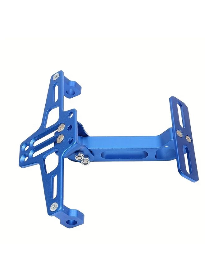 Blue Universal Motorcycle Fender Eliminator Kit With CNC License Plate Bracket And LED Turn Signal Lights - Image 4