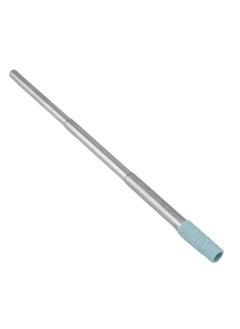 Thoraya Collapsible Stainless Steel Drinking Straw Reusable Metal Straw with Cleaning Brush for Travel Work Blue  - Image 5