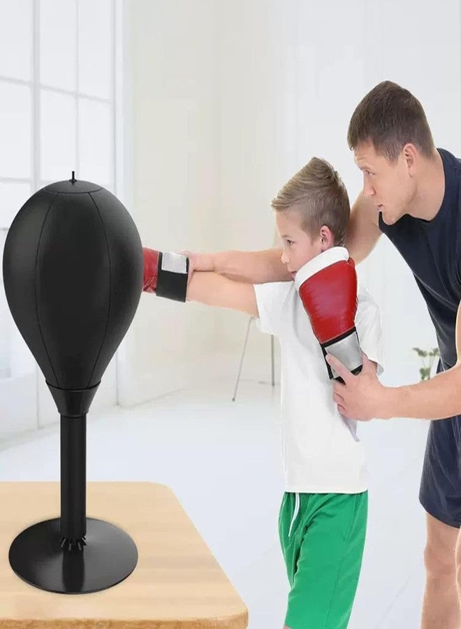 Swabs® Heavy Duty Stress Relief Ball, Desk Boxing Punch Ball, Funny Toys for Kids Punching Bag Desktop Punching Bag, Stress Buster with Suction Cup for Office Table and Counters - Image 2