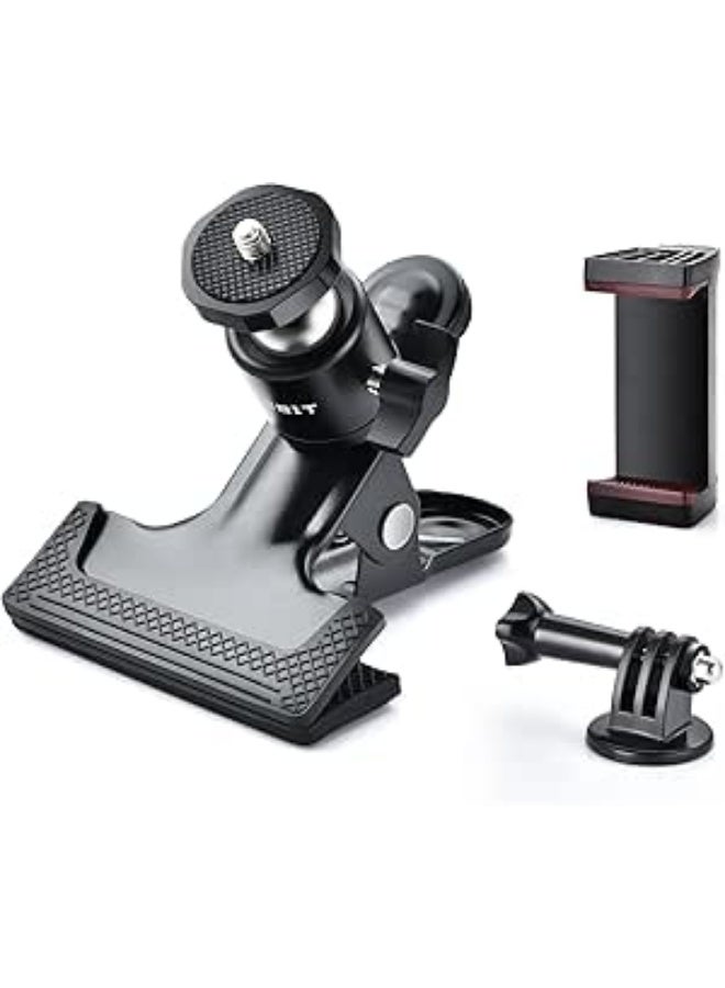 مشبك رأس جيتار من  حامل موبايل عالمي للجيتار قابل للتعديل والجيتار الكهربائي والباس والأكلال متعدد الألوان - Image 2