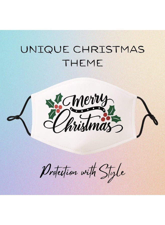 PRINTSHOP4ME Christmas Adult Face Protection Novelty Mask,Washable And Adjustable For Men Women And Youth - Image 4