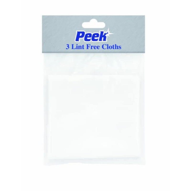 PK3900 Lint Free Cloths (3), White, 300mmx300mm