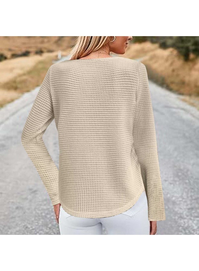 general Womens Summer Tops Short/Long Sleeve Lace Shirts Boho Crew Neck Crochet Knit Blouse Casual Fashion - Image 2