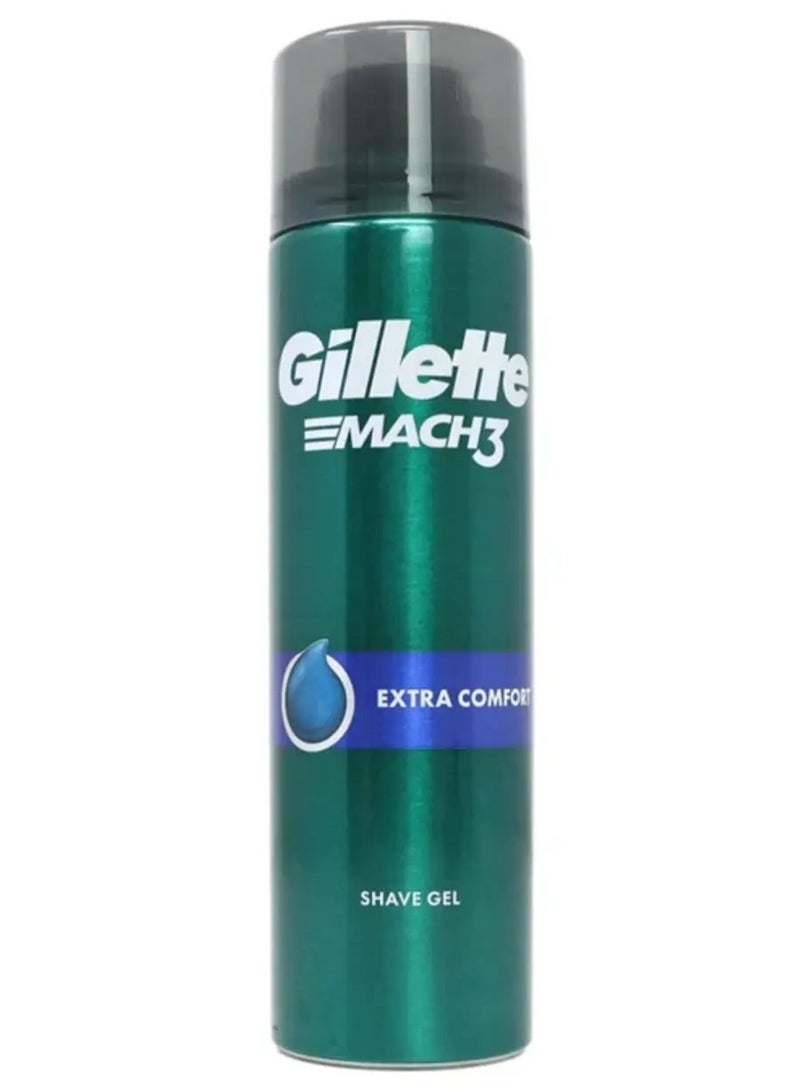 Gillette Mach3 Extra Comfort Shave Gel, 200ml - Image 1