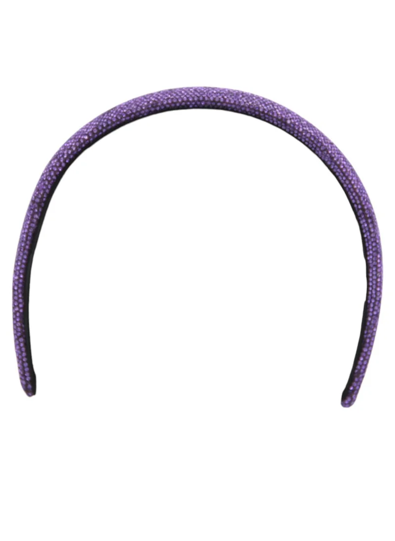 دىدانيالا Headband Emelly For Women's and  Girls Dark Purple Glittery