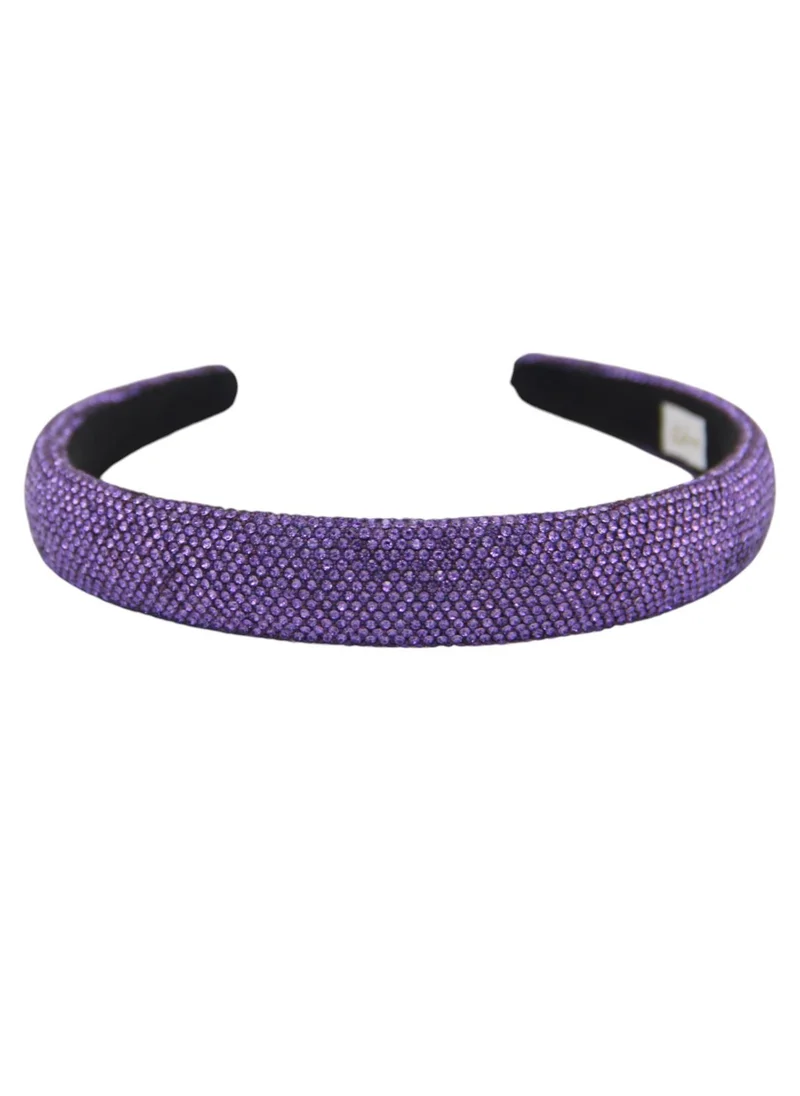 دىدانيالا Headband Emelly For Women's and  Girls Dark Purple Glittery