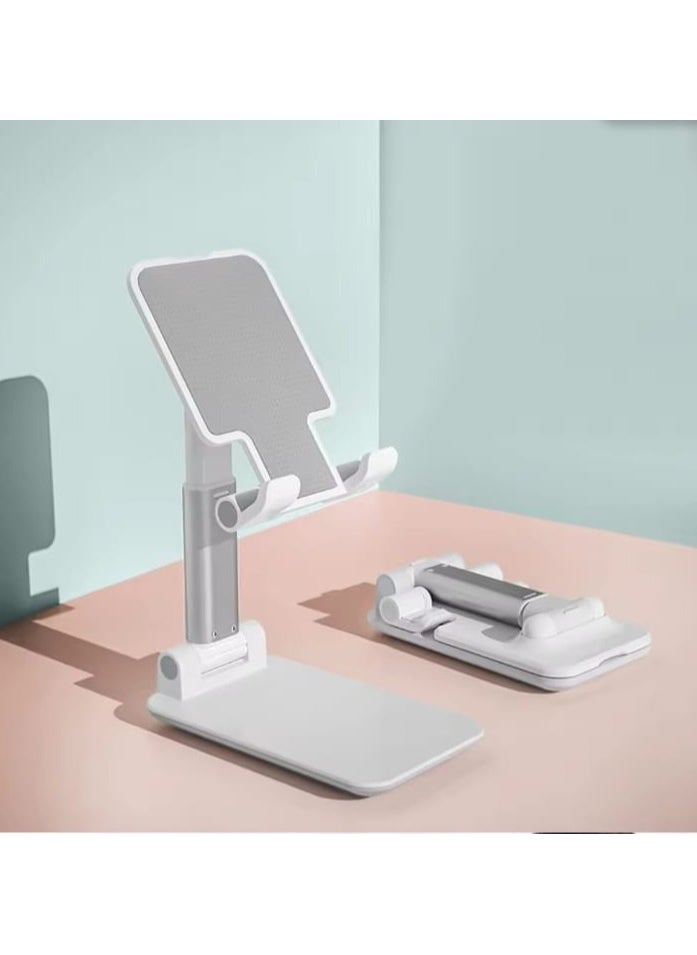 Generic - Foldable Phone Stand – Portable & Adjustable Height & Angle, Compact & Sturdy Phone Holder for Desk, Compatible with iPhone, Android & Tablets - Image 1