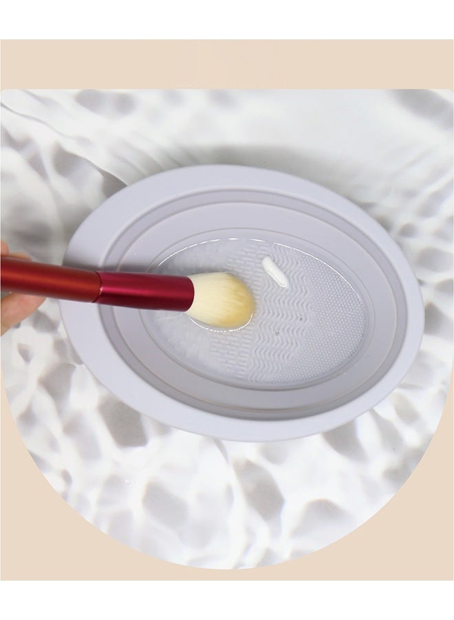 Foldable Makeup Brush Cleaning Bowl Suitable For Makeup Brush - Image 5