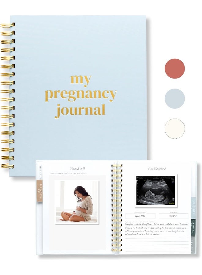 Lamare Lamare Pregnancy Journal for First Time Moms 2025 â€“ Hardcover Pregnancy Planner & Diary â€“ Pregnancy Gift for First Time Moms â€“ Keepsake with Prompts & Photo Slots  - Image 1