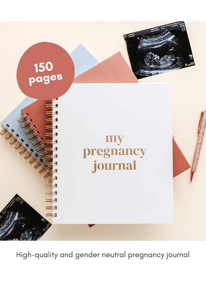 Lamare Lamare Pregnancy Journal for First Time Moms 2025 â€“ Hardcover Pregnancy Planner & Diary â€“ Pregnancy Gift for First Time Moms â€“ Keepsake with Prompts & Photo Slots  - Image 2